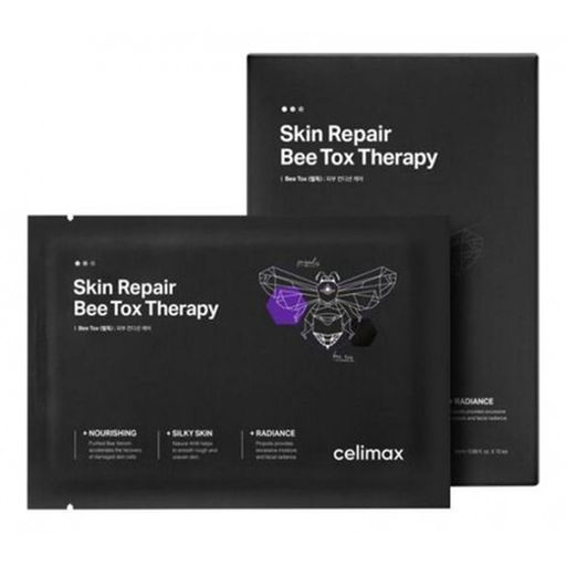 Skin Repair Bee Tox Therapy Mask - Выравнивающая тканевая маска с прополисом и пчелиным ядом, 25 мл