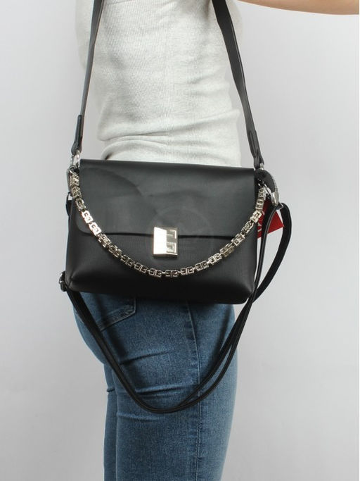 Сумка женская искусственная кожа XHD-6039, 1отд, 2плеч/рем, черный SALE 263261 - Adelia фото 10