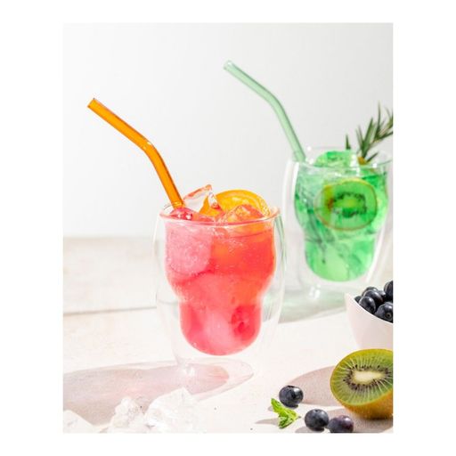 Набор из 6-ти многоразовых трубочек для напитков Walmer Cocktail Color, цвет разноцветный  фото 5
