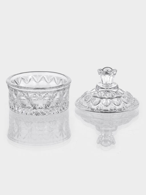 УЦЕНКА Конфетница «Кристалл», 8×8.5 см, стекло, прозрачная
