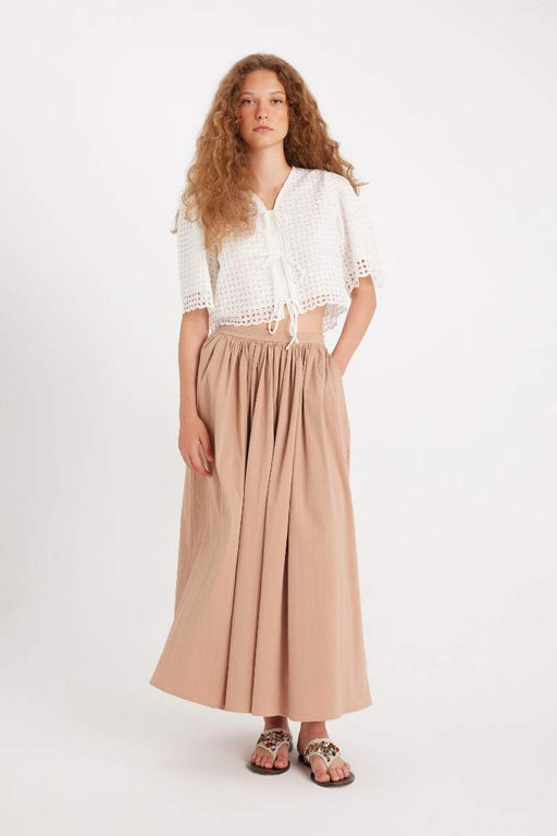 Макси-юбка из поплина Manuka x DeFacto  фото 6