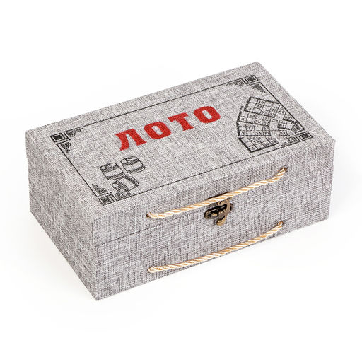 Русское лото настольная игра с фишками «Вояж», 9×24×12.5 см