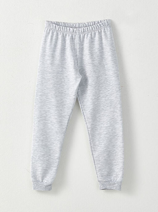 Bisiklet Yaka Bask?l? Uzun Kollu K?z ?ocuk Pijama Tak?m? - Waikiki фото 3