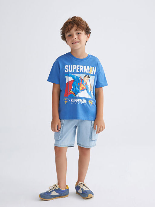 Beli Lastikli Erkek ?ocuk Jean ?ort