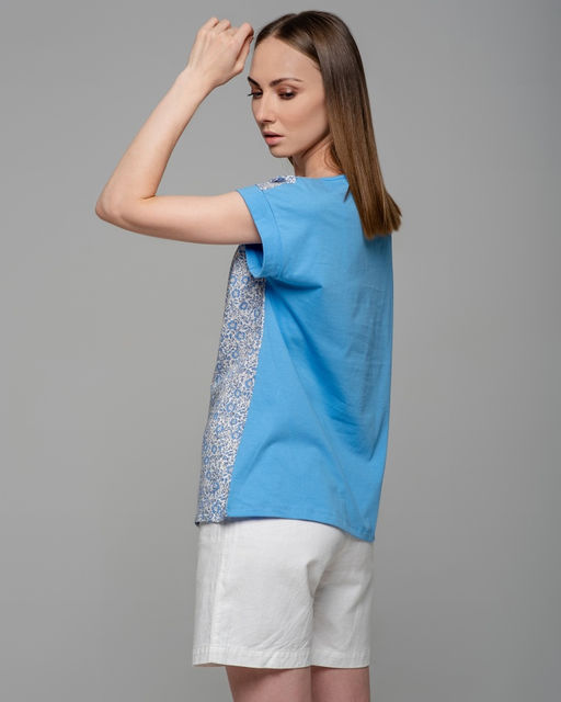 Футболка из штапеля с рукавом кимоно 13.20.2 - Elena sorti фото 5