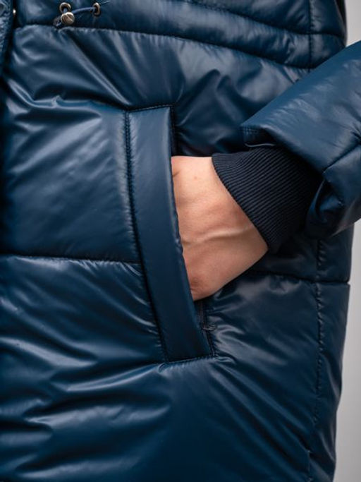 Костюм зимний, горнолыжный Арктика синий-черный - Yollochka фото 7