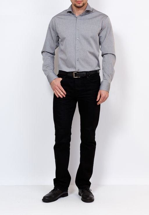 Сорочка мужская длинный рукав BERTHIER GLENN-0425/ Fit-R(0-1)  фото 3