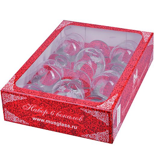 MS483-02-07-01 Набор из 6ти фужеров д/коньяка Флер new 250 мл(х6) - Mayer&boch фото 4