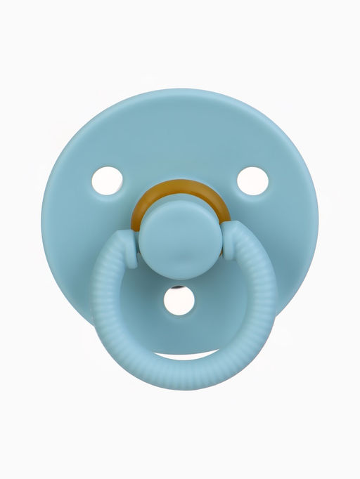 Соски-пустышки, от 0 мес., латекс, классические, в контейнере, набор из 2 шт., серо-синий/серый, M&B