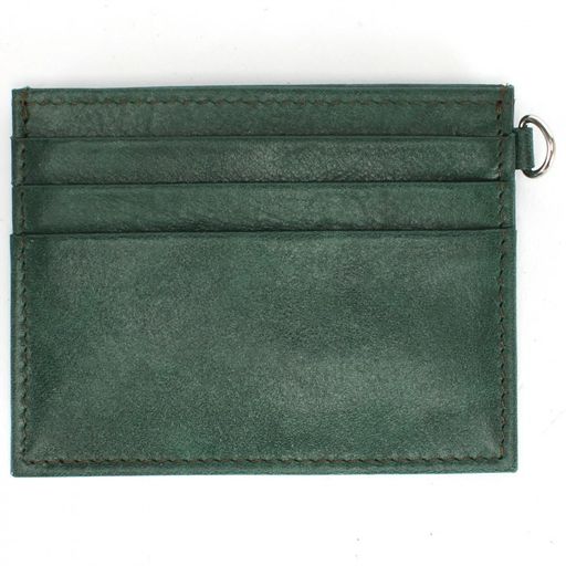 Визитница-кардхолдер Croco-ВК-215 н/к, 1отд, 3карм, малахит крек (226) 228513