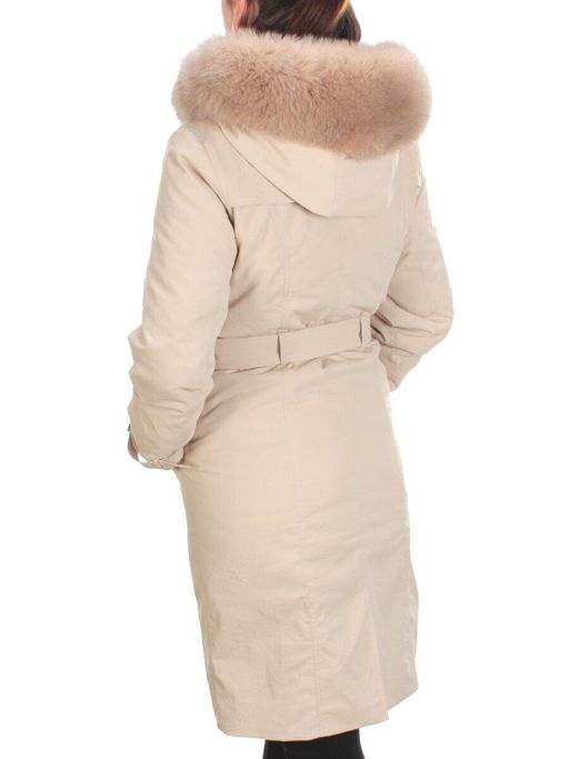 21002 BEIGE Пальто зимнее женское MAILILUO (150 гр. холлофайбера) - Fashion фото 4