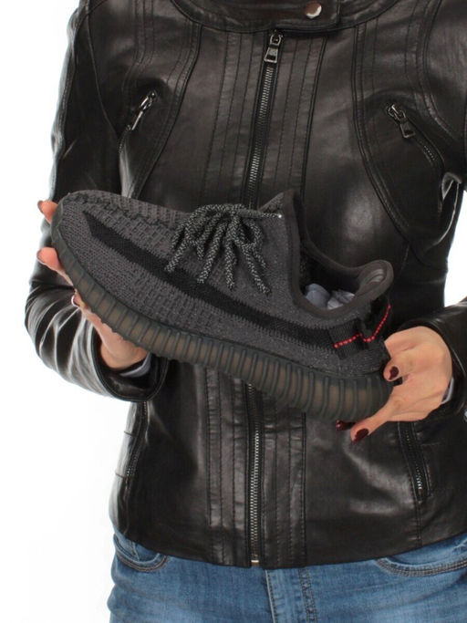 05-B557-2 DK. GRAY Кроссовки женские (текстиль) - Фабричный китай фото 2