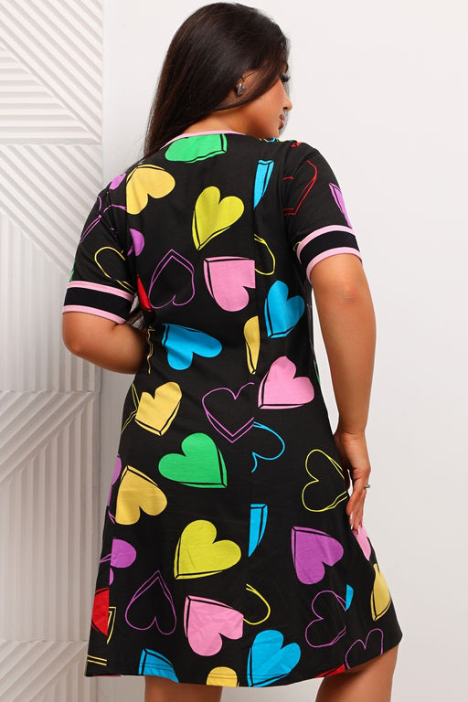 Халат женский из кулирки Марфа сердечки - Амадэль фото 16