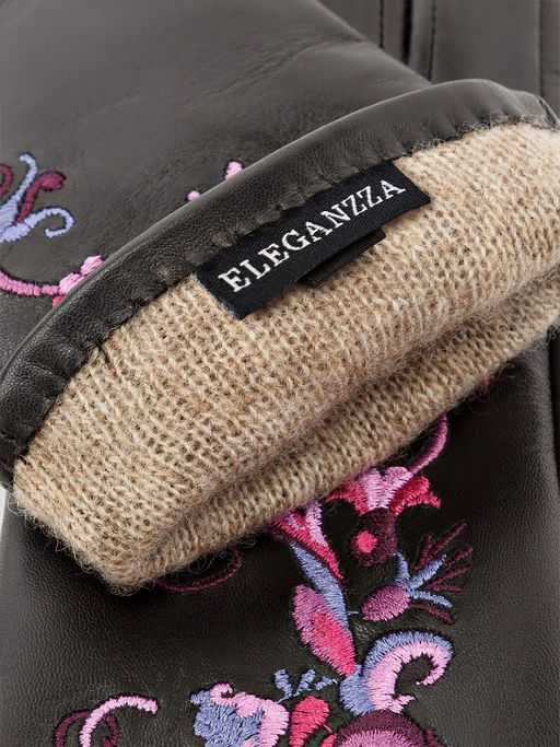 Перчатки женские 100% ш IS979 black - Eleganzza фото 4