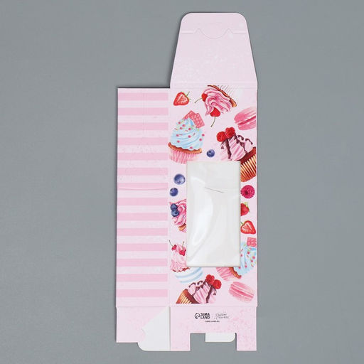 Цена за 5 шт. Коробка складная «Для тебя», 5.7 х 14.5 х 3.5 см