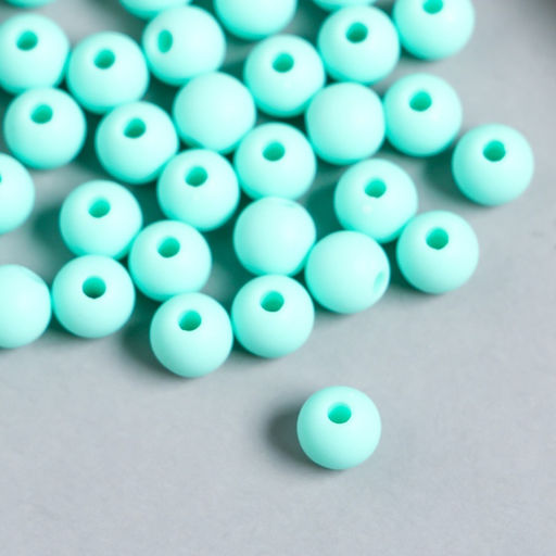 Цена за 2 шт. Набор бусин для рукоделия и плетения «Арт Узор. Лагуна», пластик, 4 цвета × 20 г, 0.8×0.8×0.8 см