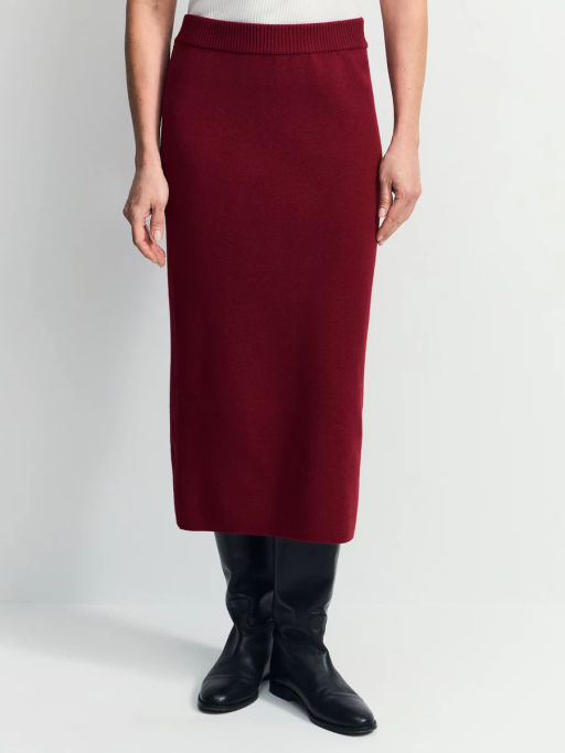 Трикотажная юбка миди / Zarina