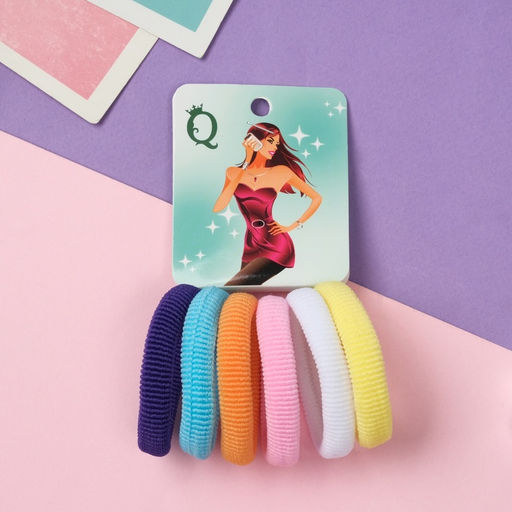 Цена за 6 шт. Резинки для волос «Анна», набор 6 шт., мечта, 4 см