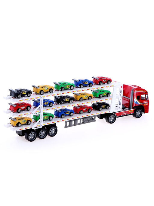 Грузовик инерционный Автовоз, с 15 машинами - Автоград фото 4