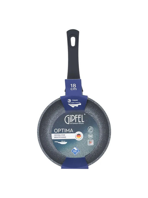 52414 GIPFEL Сковорода OPTIMA 18х4,3см с премиальным трехслойным антипригарным п