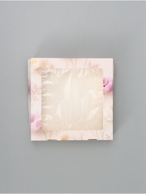 Цена за 5 шт. Коробка подарочная складная «С уважением и благодарностью», 20×20×4 см, с окном