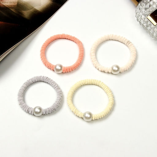 Цена за 6 шт. Резинка для волос «Альта», шарик, 6 см, МИКС