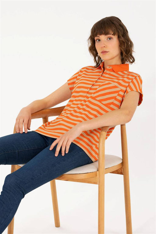 U. S. Polo Assn Женская футболка с воротником-поло Brick - U.s. polo assn фото 8