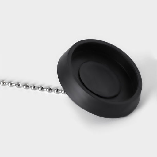 Пробка для ванны с игрушкой «Единорог», диаметр верх 5.1 см, низ 4.6 см, белая