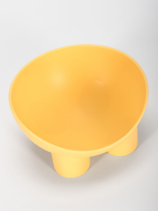 Миска для животных БЕГЕМОТ 0.3 л, Soft-touch, банановый - Simaland фото 2