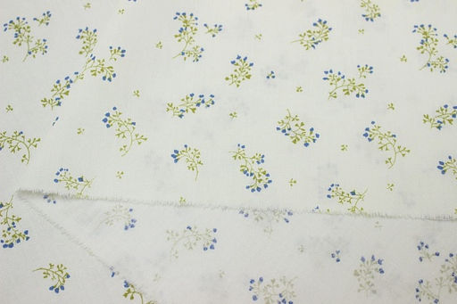 Сатин Хрупкие веточки цв.сливочный, ш.2.35м, хлопок-100%, 110гр/м.кв - Купава фото 5