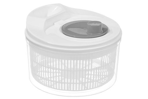 Сушилка для зелени 3,5 л 22*22*15 см Бело - серая, механическая центрифуга, пластик - Elan gallery фото 5