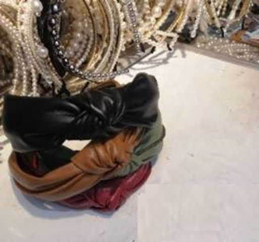 Ободок для волос экокожа / GTS-17 /уп.12/черный - Галеонтрейд фото 3