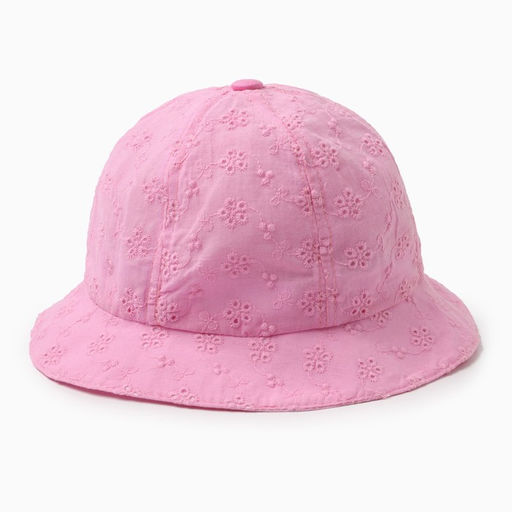 Панама детская «Нежность» MINAKU, цвет ярко-розовый, размер 48