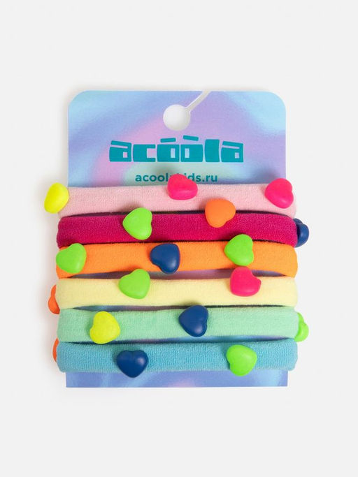 ACOOLA / Набор из 6 резинок для волос дет. Muno цветной