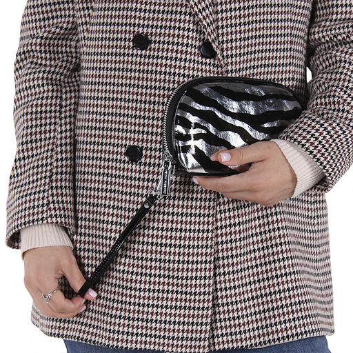 Косметичка 7100-21 zebra black silver Velina Fabbiano-Safenta