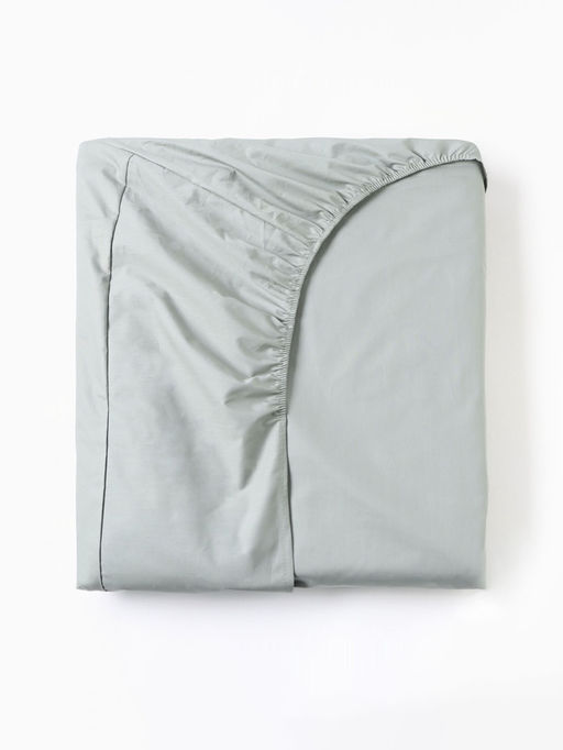 Простыня на резинке Этель 160*200*25 см, цв.зеленый, 100% хлопок, перкаль,114 г/м?  фото 8