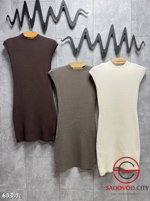 Мини платье из вязаного трикотажа - Bruno фото 5