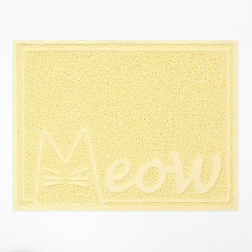 Коврик 2-в-1 под миску/туалет животных 40 х 30 см MEOW, бежевый - Пижон фото 3