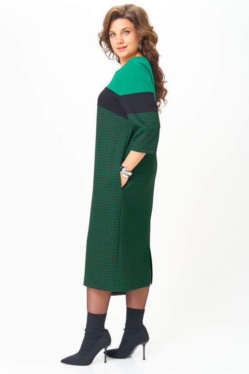 Платье Michel Chic 2188 зеленый, черный  фото 7