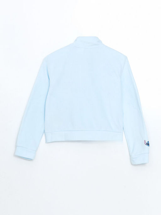 Stitch Nak??l? Polar K?z ?ocuk Fermuarl? Sweatshirt - Waikiki фото 2