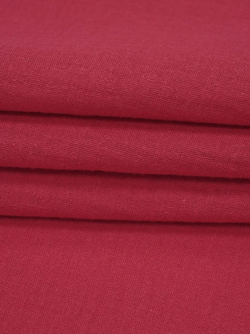 Муслин двухслойный с эффектом жатости цв.Малина, ш.1.38м, хлопок-100%, 110гр/м.кв - Купава фото 3