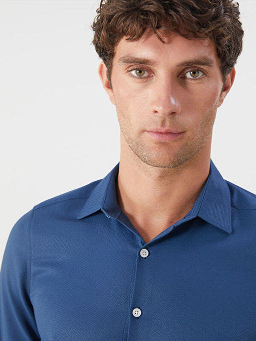 Slim Fit Uzun Kollu Arm?rl? Erkek G?mlek