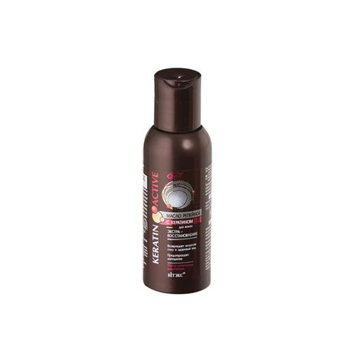 Витэкс KERATIN ACTIVE Масло репейное с кератином для волос Экстра-восстановление, 100 мл