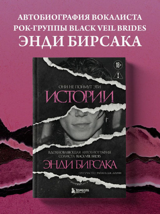 Они не поймут эти истории: Вдохновляющая автобиография солиста Black Veil Brides Энди Бирсака