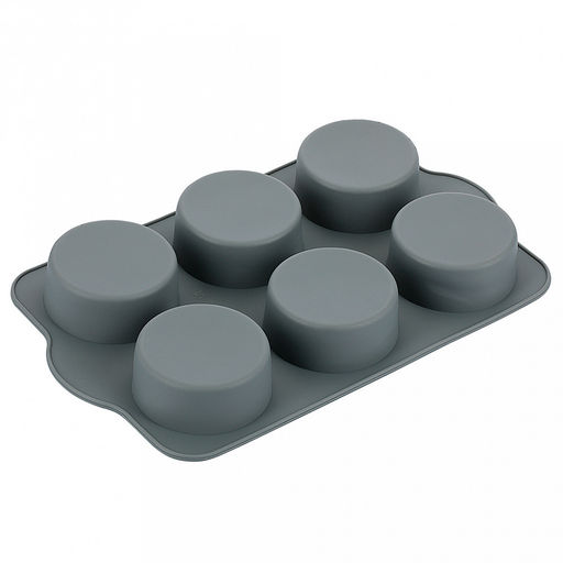 Форма для кексов "Linea Silicone" 25х15х3см, 6 ячеек, силикон, "Regent" (Китай)