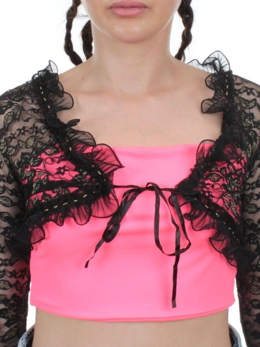 7861 BLACK Болеро женское (100% полиэстер)