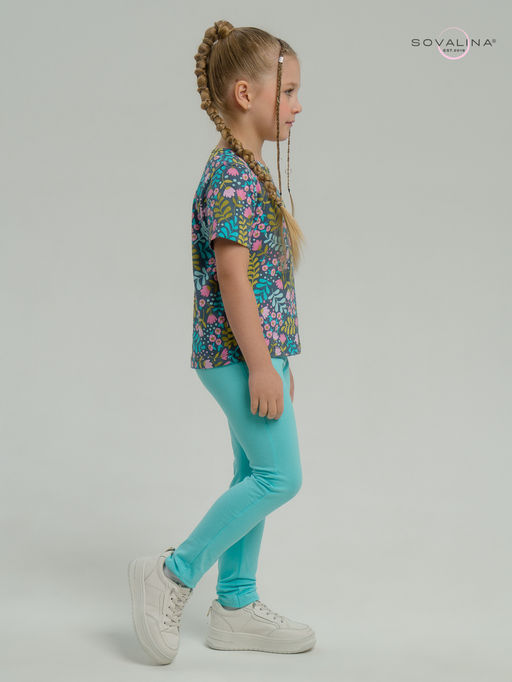 Костюм Мун розовые колокольчики-мятный - Sovalina фото 21