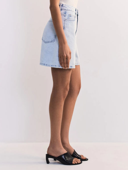 Джинсовые шорты А-силуэта ZR2605092321-100 / Zarina