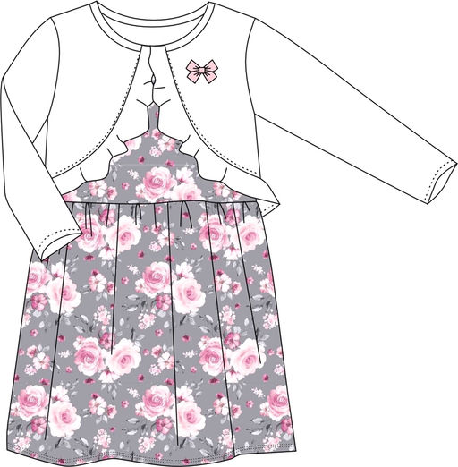 платье+болеро 2ДПБ5757001н - Апрель фото 4