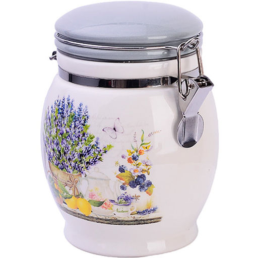 60189 Банка для сыпучих 700мл Утренняя свежесть дол/жел LR (х36) - Mayer&boch фото 2